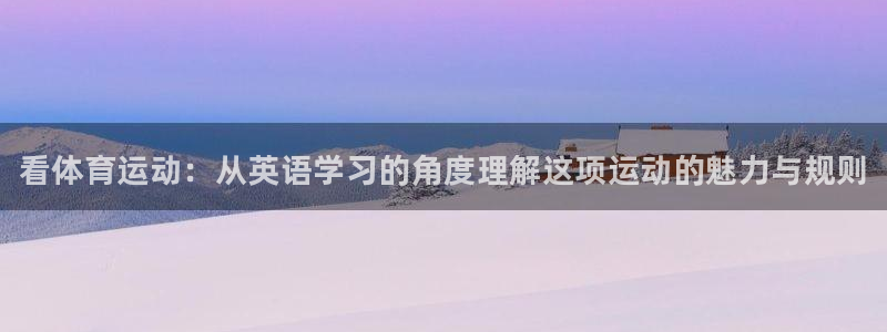 vsport体育官网下载平台APP：看体育运动：从英