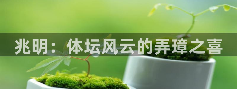 vsport体育官网下载开户：兆明：体坛风云的弄璋之喜