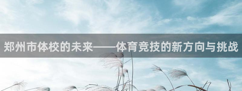 vsport体育官网下载：郑州市体校的未来——体育竞